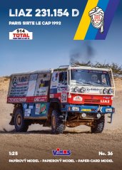 LIAZ 231.154 D - Paris – Sirte – Le Cap 1992 - 1:25