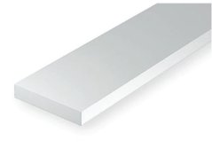 Plastic profile square rod, 2,5x2,5mm, length 350mm