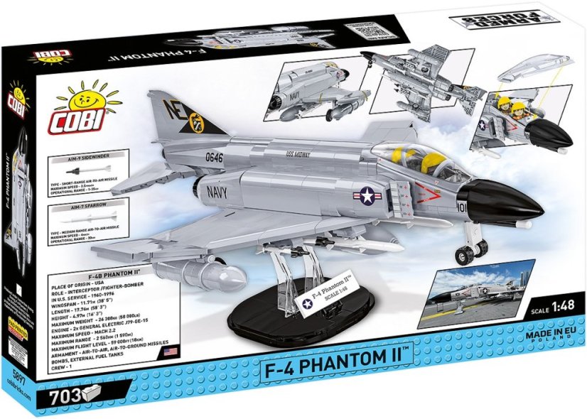 F-4 Phantom II - USS Midway - Plastová stavebnice COBI