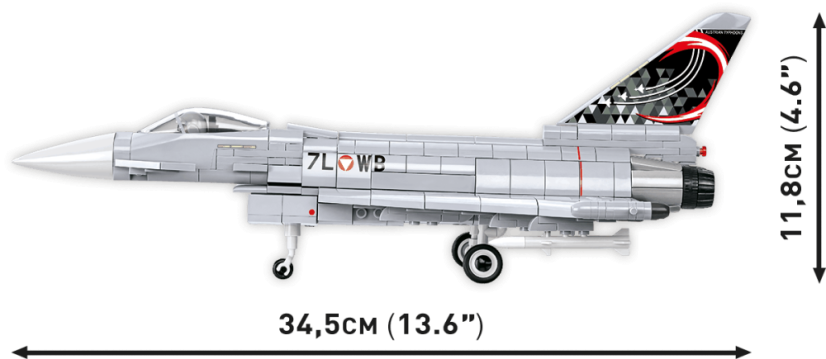 Eurofighter Typhoon Austria - Plastová stavebnice COBI