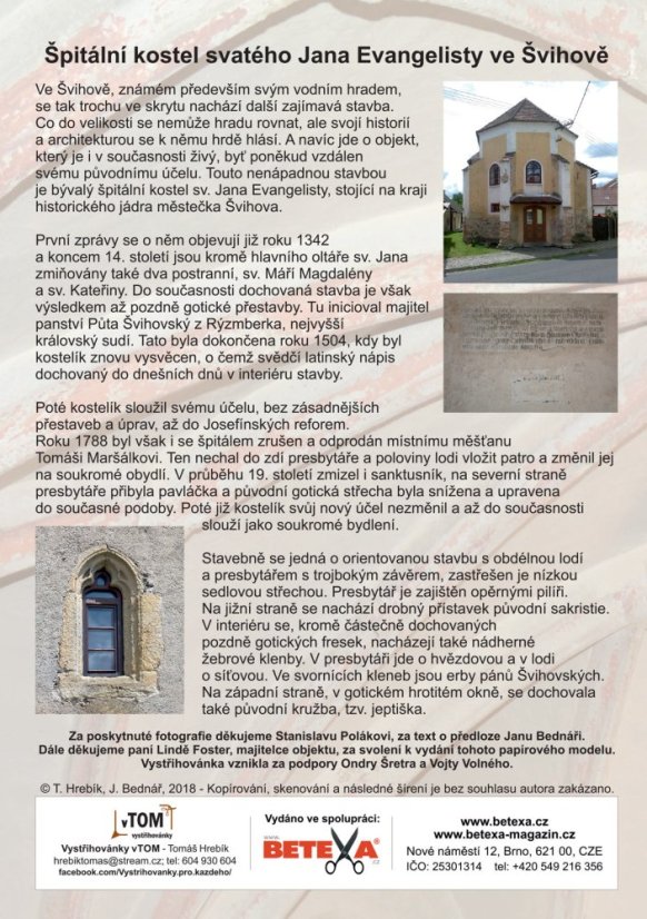 Former hospital church of St. John the Evangelist Svihov