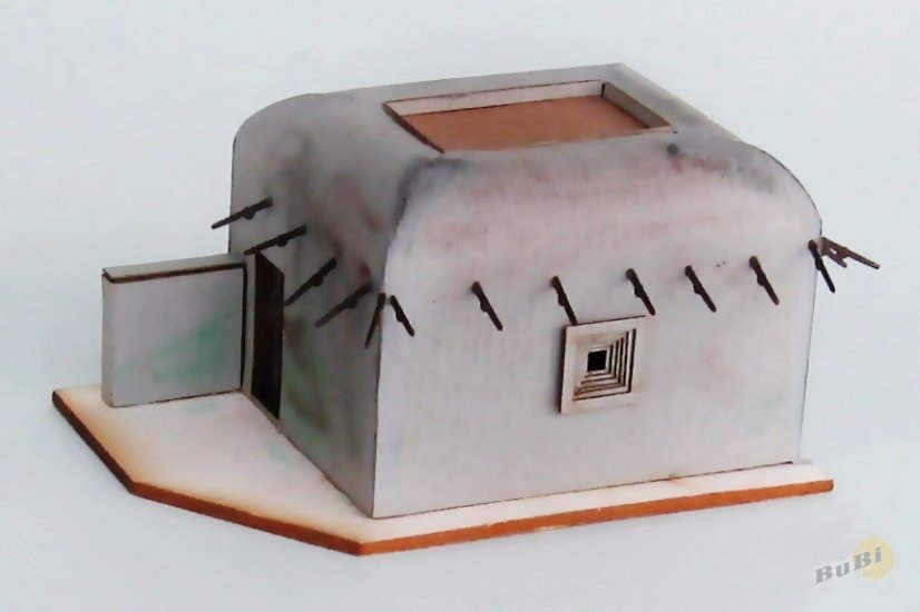 Vojenský bunkr - 1:120