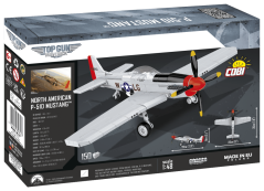 TOP GUN P-51D Mustang - Plastová stavebnice COBI