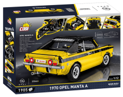 Opel Manta A 1970, 1:12 - Plastová stavebnice COBI