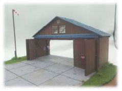 Drevený hangár z 1. pol. 20. storočia