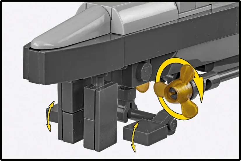 Ponorka U-52 (typ VIIB) WWII - Plastiková stavebnica COBI