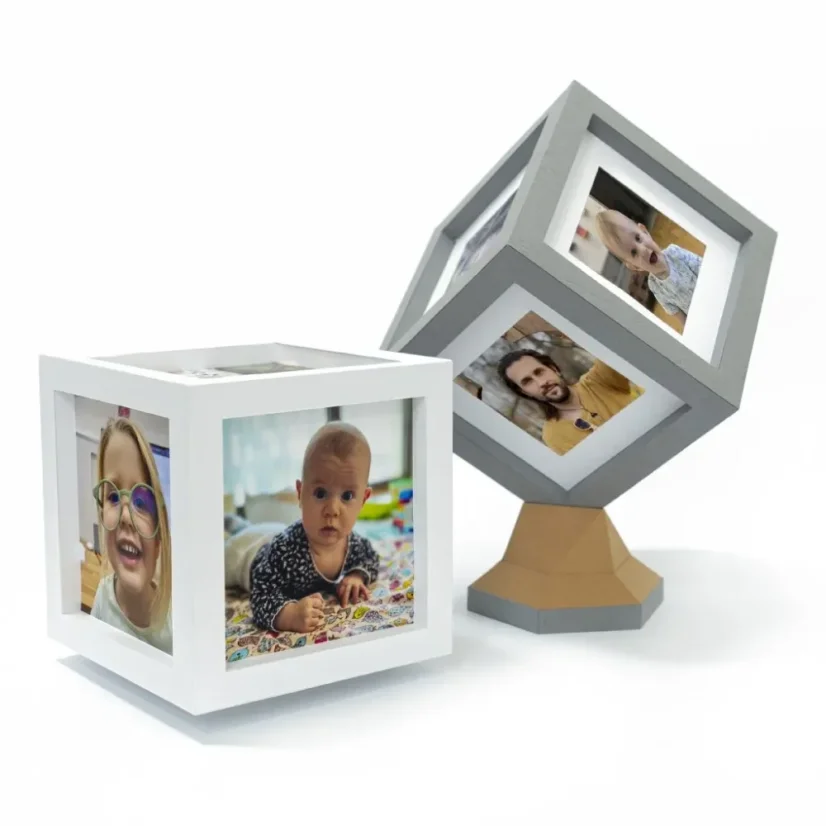 Foto-kostka - šedá