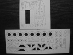 Formule BMW - Sauber F1.06 - Laserové doplňky - kostra, díly kol