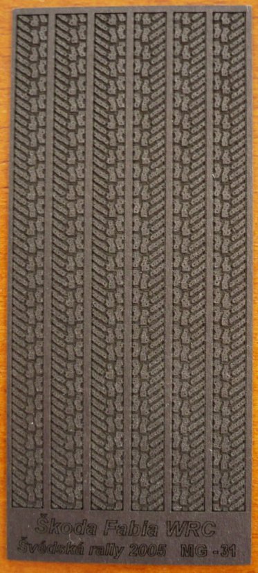 Škoda Fabia WRC Swedish Rally 2005 - Laserové doplňky