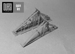 Odmrazovací agregát Praga V3S OA-63 & Mig 15 - 3D doplňky - trubková konstrukce nástavby