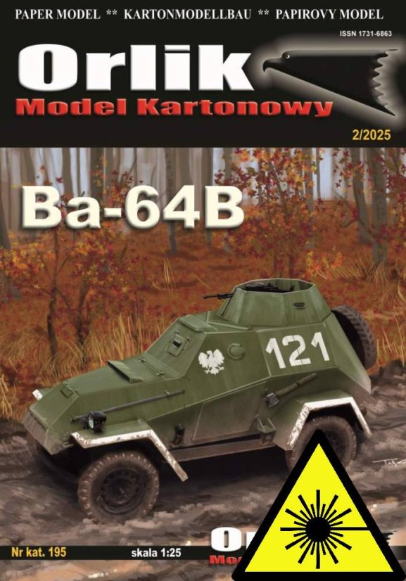 Obrněné vozidlo Ba-64B - Laserové doplňky - kostra, dezény