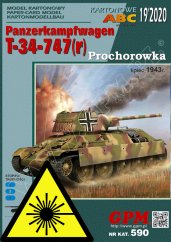 Panzerkampfwagen T-34-747 (r) Prochorowka - Laserové doplňky - kostra, díly kol