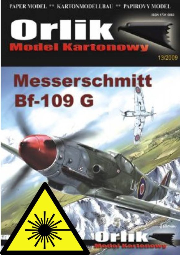 Messerschmitt BF-109 G - Laserové doplňky - kostra