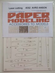 Avro Anson - Laserové doplňky - kostra