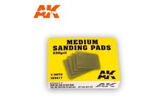 AK Interactive - Medium Sanding Pads 4x220 grit - AK9017