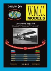 Lockheed Vega 5B - Papírový model