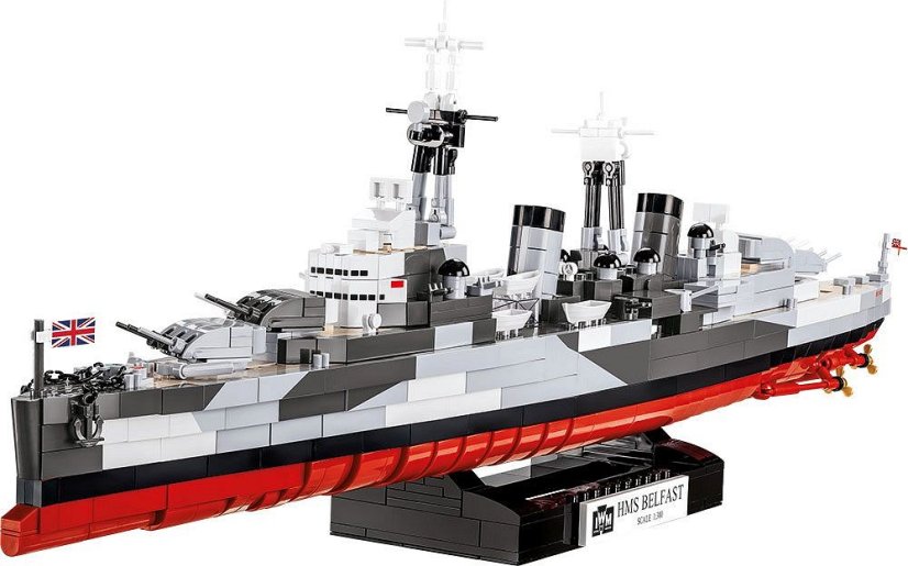 HMS Belfast WWII - Plastová stavebnice COBI