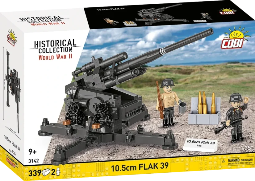 10,5 cm Flak 39 WWII - Plastová stavebnica COBI