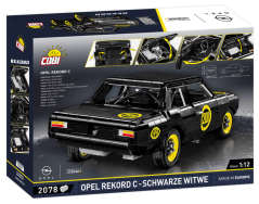Opel Rekord C - Černá vdova, 1:12 - Plastová stavebnice COBI
