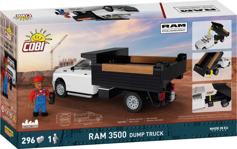 RAM 3500 Nákladiak - Plastová stavebnica COBI
