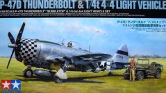 P-47D Bubbletop a 4x4 Jeep Willys