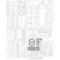 Lokomotiva SM 30 - Laserové doplňky - kostra, detaily