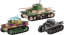 Set tanků Renault R35, Valentine IX, Panzer I - Plastová stavebnice COBI