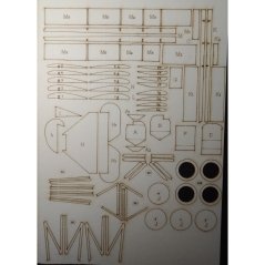 Fokker C.Is - Laserové doplňky - kostra
