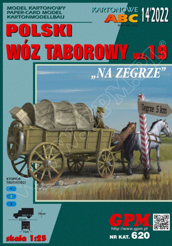 Polský koňský povoz Wz. 19