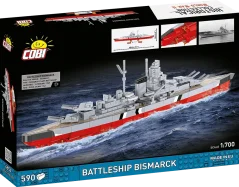 Bojová loď Bismarck WWII – plastová stavebnica COBI