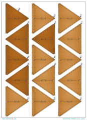 Německé stany z 2. světové války Zeltbahn D.A.K. hnědé - 1:35