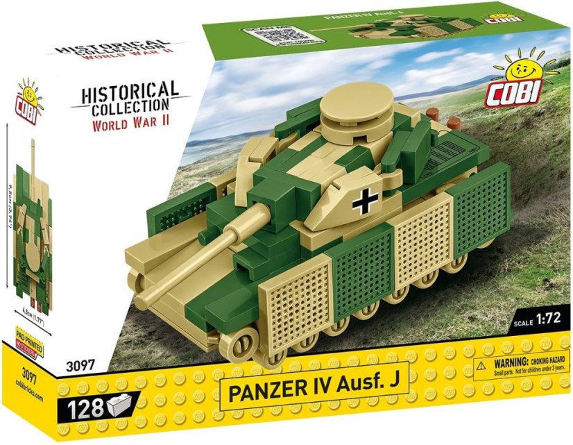 Mini Tanky - Panzer IV Ausf. J - Plastová stavebnice COBI