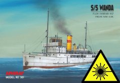 Passenger ship S/S Wanda - Laser accessories - skeleton