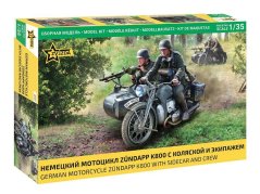 Motocykel Zündapp K800 s postranným vozíkom