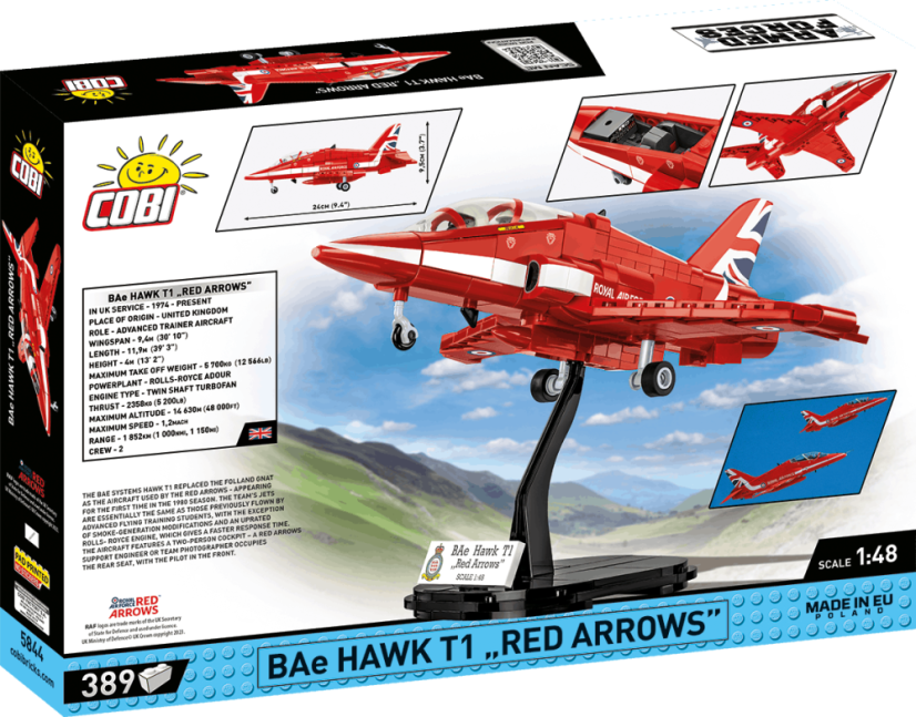 BAE Hawk T1 RED ARROW - Plastová stavebnice COBI