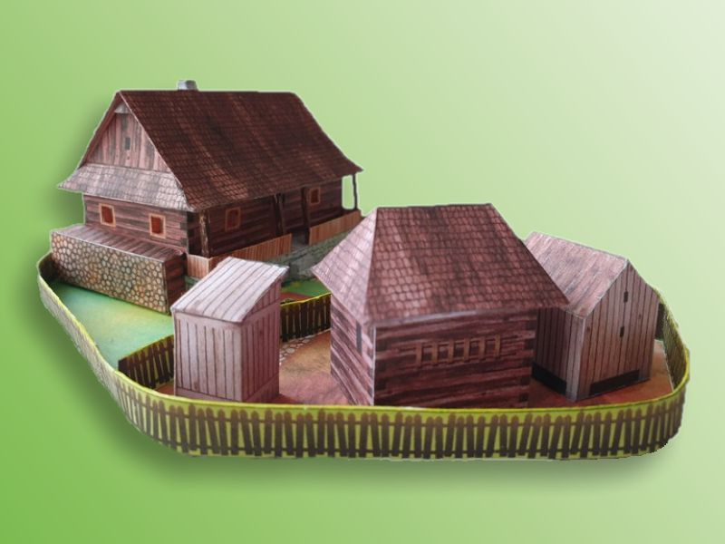 Valašská dřevěnice se zázemím