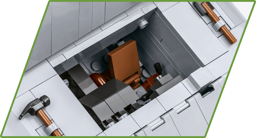 Panzerkampfwagen E-100 WWII - Plastová stavebnice COBI