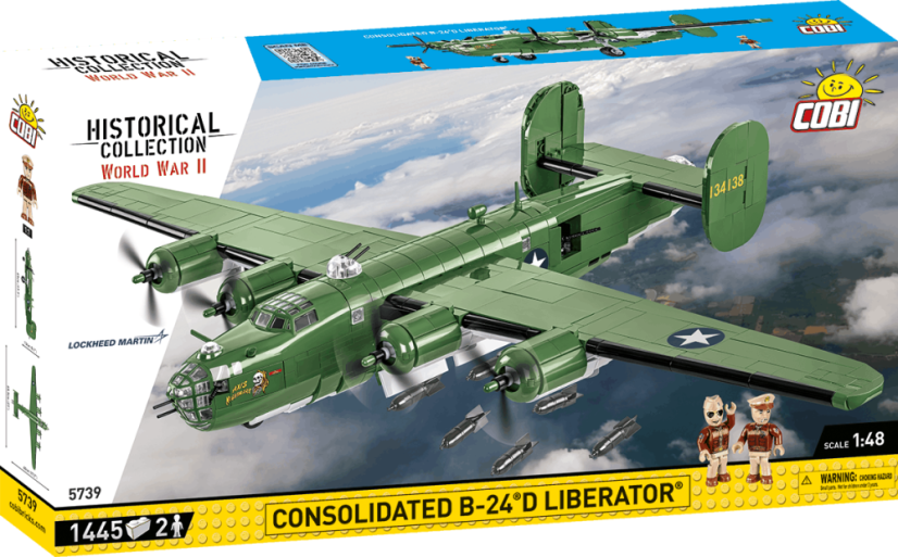 Consolidated B-24 D LIBERATOR WWII - Plastová stavebnice COBI