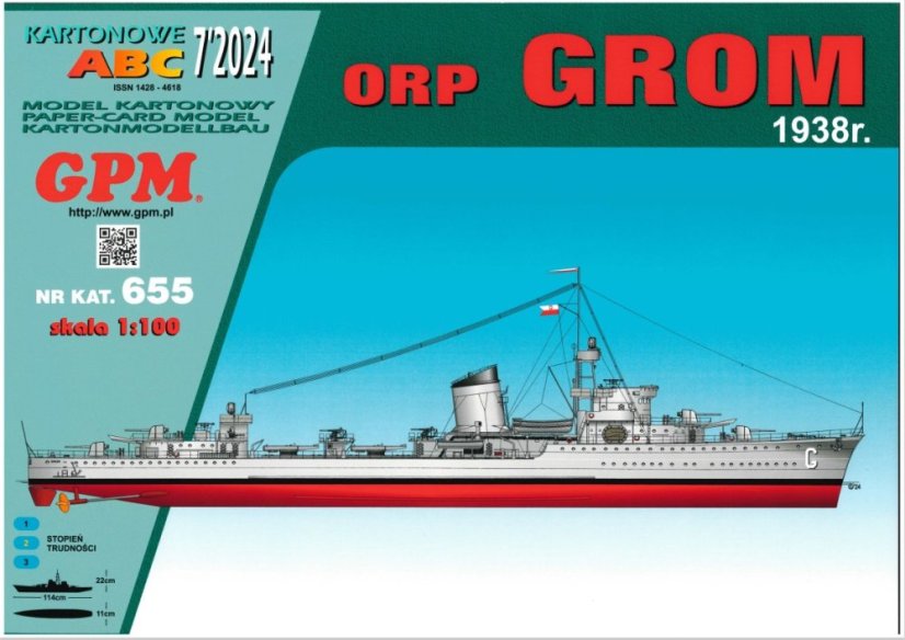 ORP GROM 1938 1:100