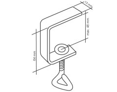 Stolové svorky - 2 kusy