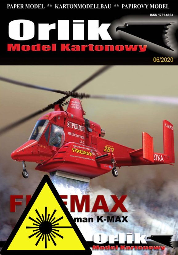 Firemax Kaman K-Max - Laserové doplňky - kostra