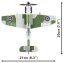 Spitfire Mk. XVI Bubbletop WWII- Plastová stavebnice COBI