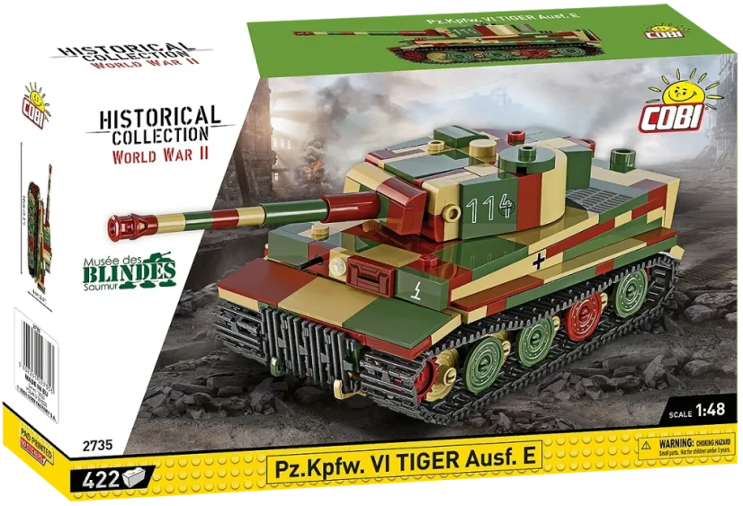 Pz.Kpfw. VI Tiger Ausf. E 2v1 WWII - Plastová stavebnice COBI