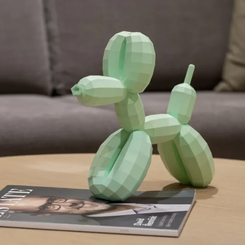 Balónkový pes - žlutá