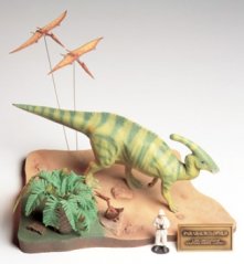 Dioráma s Parasaurolophem