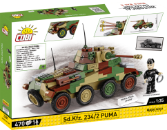 Sd.Kfz. 234/2 PUMA - Plastová stavebnice COBI