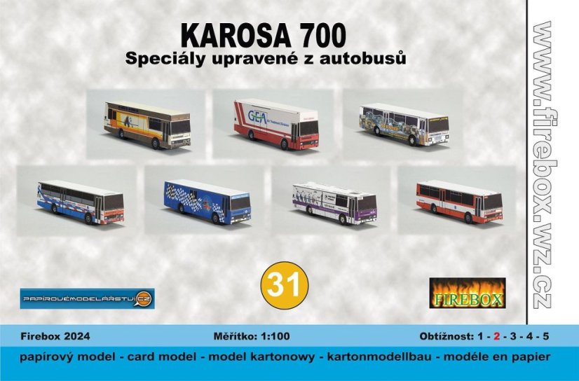 Karosa 700 - speciály