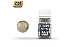 Emailová farba AK Interactive 672 Xtreme Metal Pale Brass (30 ml)