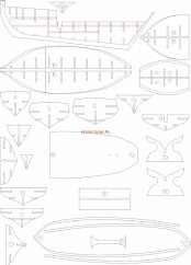 Galway Hooker - Laserové doplňky - kostra