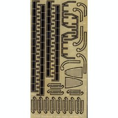 Photo-etched parts for USS Keokuk (Orel)
